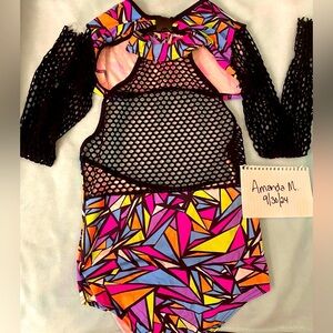 IHeartRaves x Rolita Cotoure bodysuit and crop sleeves